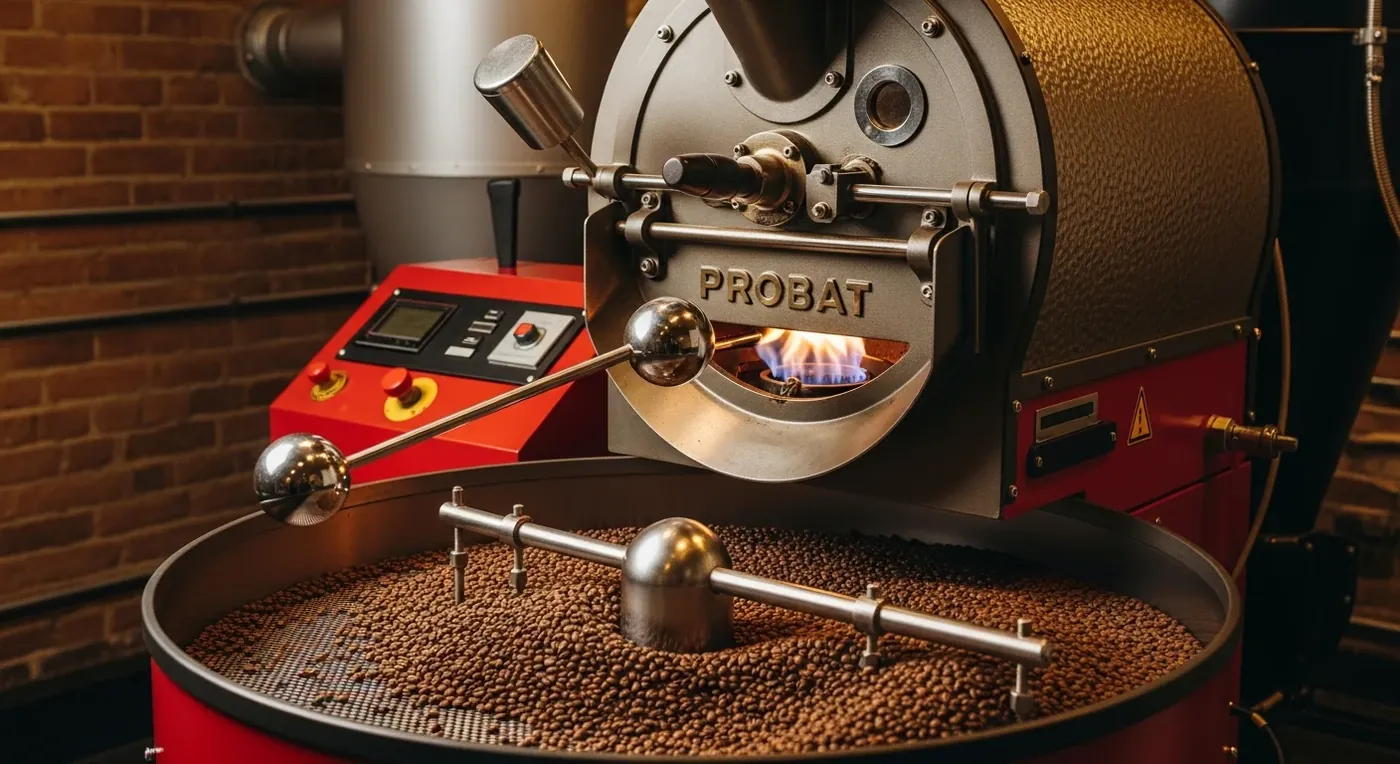 Профессиональный drum roaster — барабанная обжарочная машина