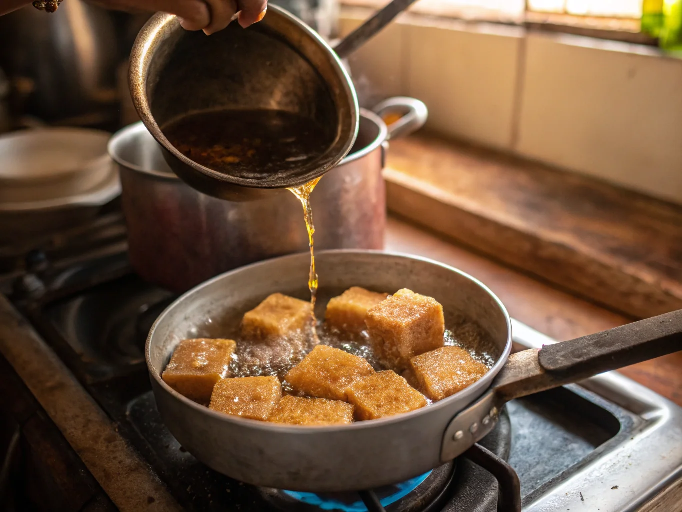 1. Растопить panela