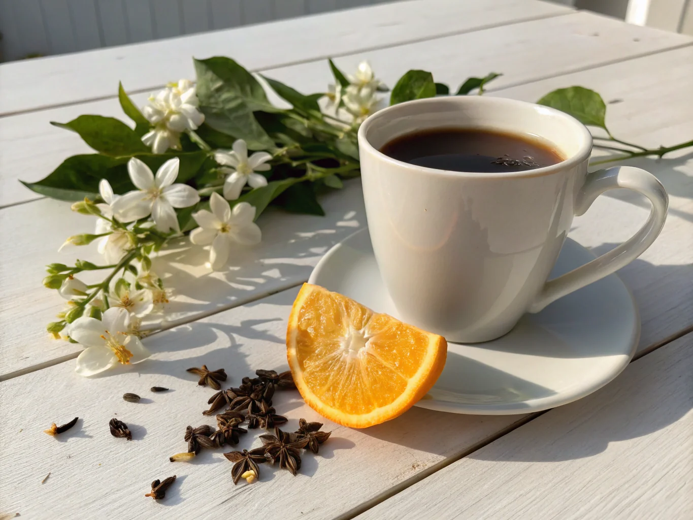 Чашка эфиопского Yirgacheffe — цветочно-цитрусовый профиль с жасмином и бергамотом