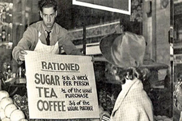 Нормирование кофе в США, 1942 — Вторая мировая война