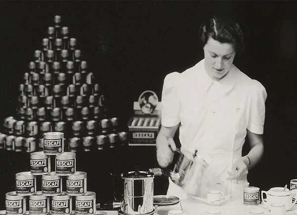 Сублимированный кофе — Nescafe, 1938