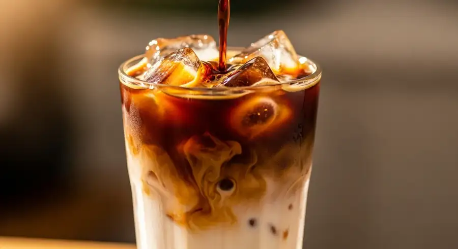 Honey iced latte