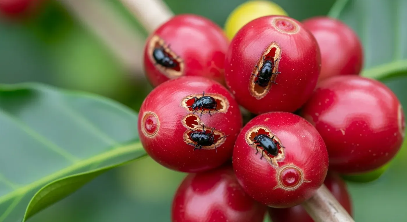Coffee Berry Borer на ямайской арабике