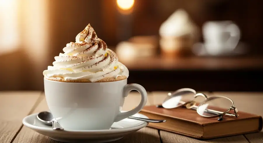 Caffè con panna