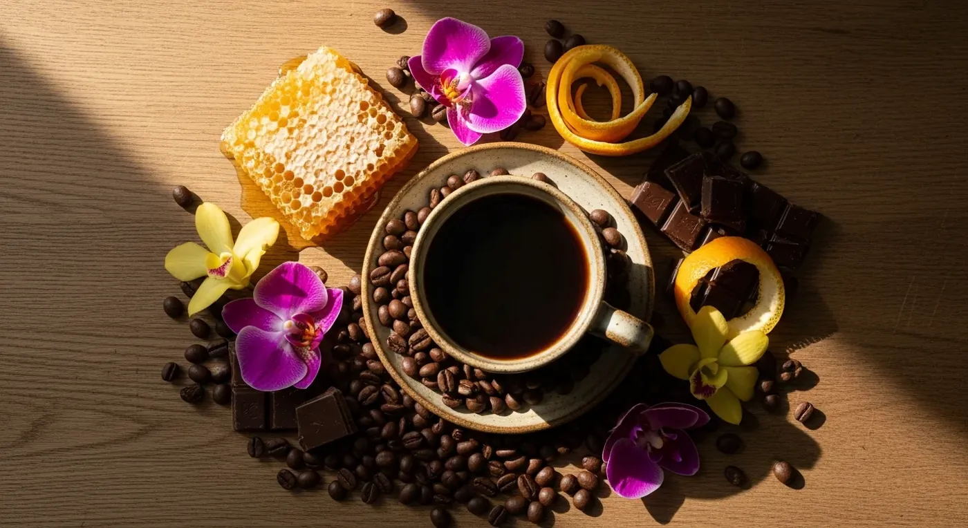 Чашка сальвадорского Pacamara — сложный многослойный профиль с медовой сладостью