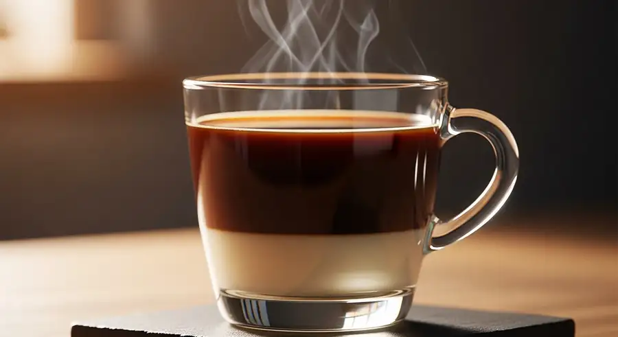 Cà phê sữa nóng